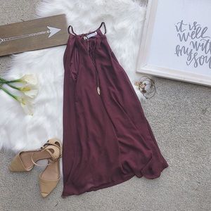 Wine🍷 LUSH Trapeze Dress